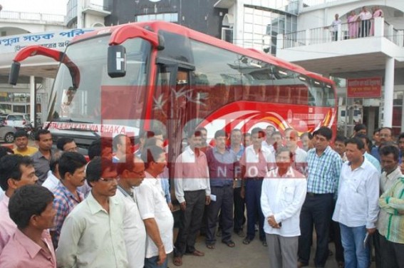 Indo-Bangla bus service turns a boon for International smugglers: Heroin, Drugs, Illegal Arms ladden package transport via Agartala-Dhaka-Kolkata Volvo bus from Tripura exposed ! Illegal money exchange, smuggler activity create resentment among passengers Indo-Bangla bus service turns a boon for International smugglers: Heroin, Drugs, Illegal Arms ladden package transport via Agartala-Dhaka-Kolkata Volvo bus from Tripura exposed ! Illegal money exchange, smuggler activity create resentment among passengers